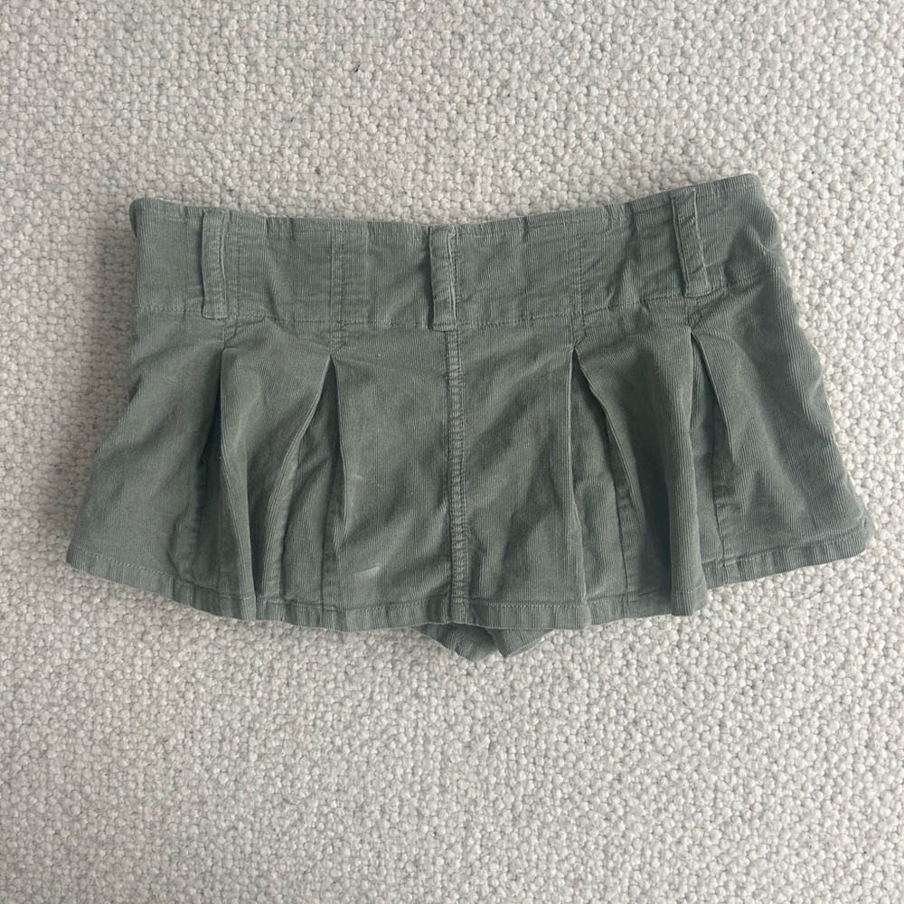 FREE PEOPLE GREEN SKIRT